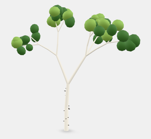 Birch Tree 3D Model preview
